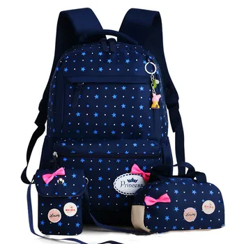 

3pcs/set School Bags Backpack Schoolbag Fashion Kids Lovely Backpacks For Children Teenage Girls School Student Mochila