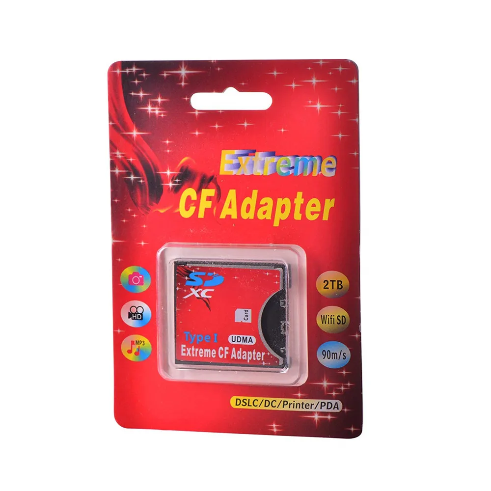 Адаптер для карт SD CF Беспроводной Wi-Fi SD MMC SDHC SDXC слот для CF type I UDMA Compact Flash Memory CF карта адаптер для SLR камеры