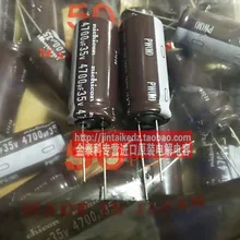 Горячая Распродажа, 10 штук в наборе, 30 шт Japan, электролитные конденсаторы, 35V4700UF 18X40 PW высокочастотный с длительным сроком службы NICHICON