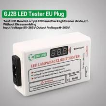 GJ2B светодиодный ЖК-экран с подсветкой, Диод Зенер, тест er метр, лампа, светильник из бисера, контрольный инструмент, выход 0~ 260 В, штепсельная вилка европейского стандарта
