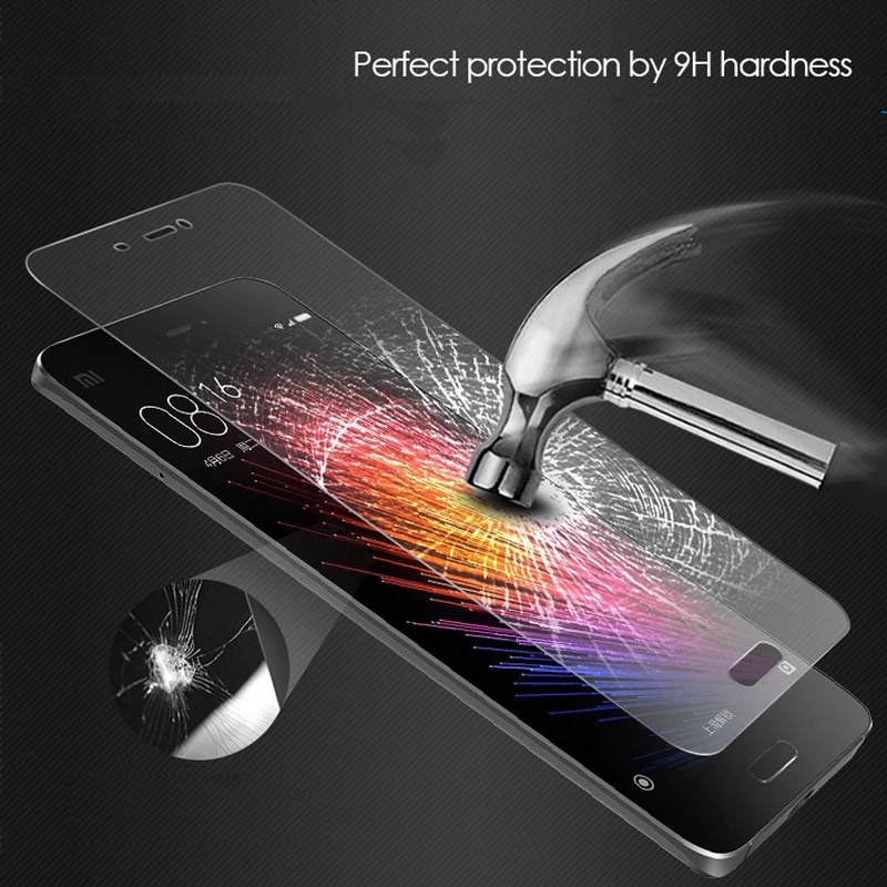 2.5D защитная пленка из закаленного стекла для Xiaomi Redmi 3 S 3X3 Pro 2 4A mi 5 4 4S 4c 4i 4s Защитная
