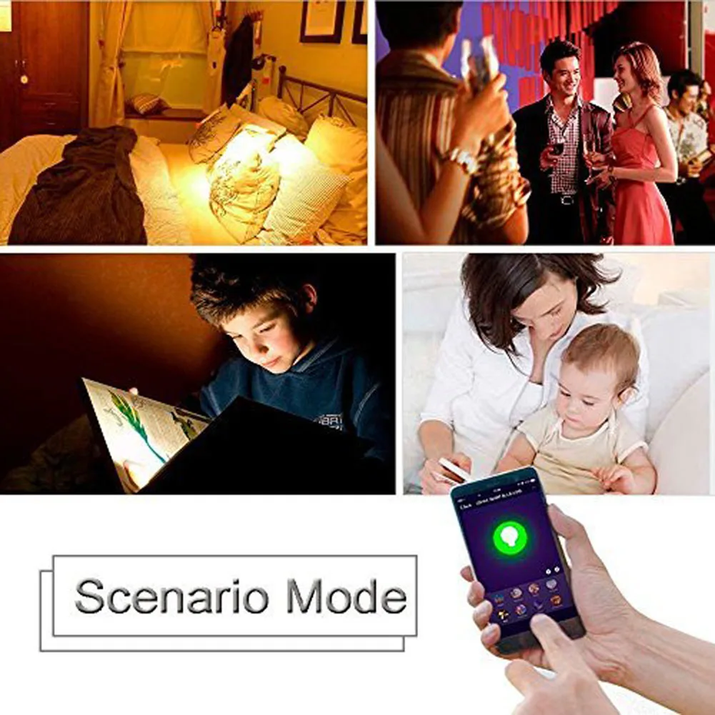 

LED Desk Light Wooden Wireless Wifi Remote Control Smart Lamp for Bedroom Study Room Dorm ALI88