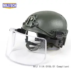 Oliver серым OD NIJ уровень IIIA 3A Air рамка вентиляцией CP Арамидных Пуленепробиваемый Шлем для планера с Тактический шлем для пейнтбола комплект