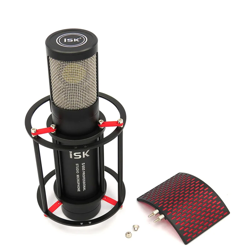 Новый оригинальный конденсаторный записывающий микрофон ISK S600 25 мм звуковая