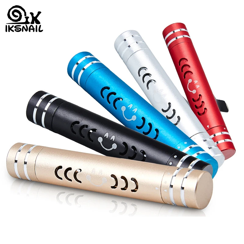 IKSNAIL سيارة معطّر الهواء سيارة العطور منفذ الهواء الروائح كليب ابتسامة العطر الناشر الديكور القضاء على رائحة في السيارة IKSNAIL سيارة معطّر الهواء سيارة العطور منفذ الهواء الروائح كليب ابتسامة العطر الناشر الديكور القضاء على رائحة في السيارة