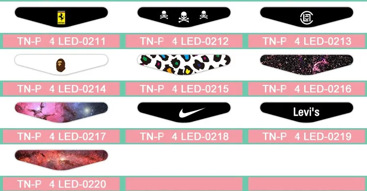 ps4 light bar sticker 211-220
