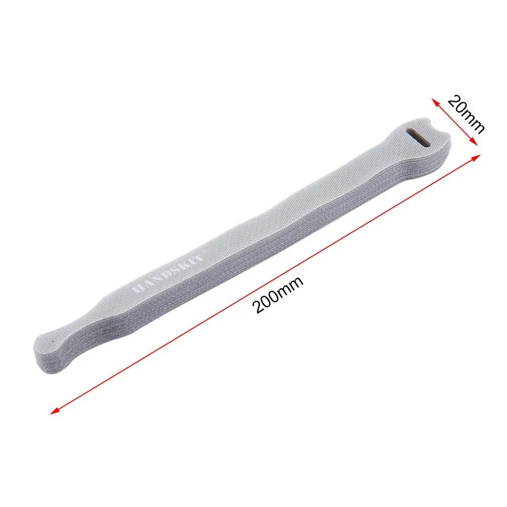 

10pcs/Lot Nylon Cable Ties Adhesive Fastener Reusable Magic Sticky Tape Hook Power Wire Loop Marker Strap Wraps Wire Tie