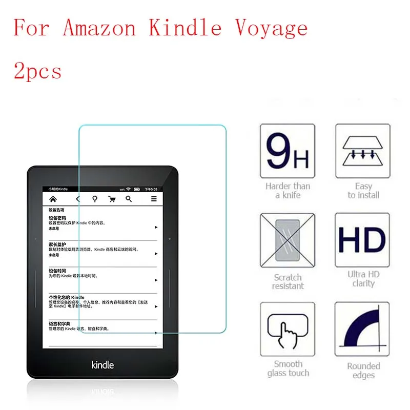 Для Amazon Kindle Voyage Tablet Premium Взрывозащищенный протектор экрана из закаленного стекла