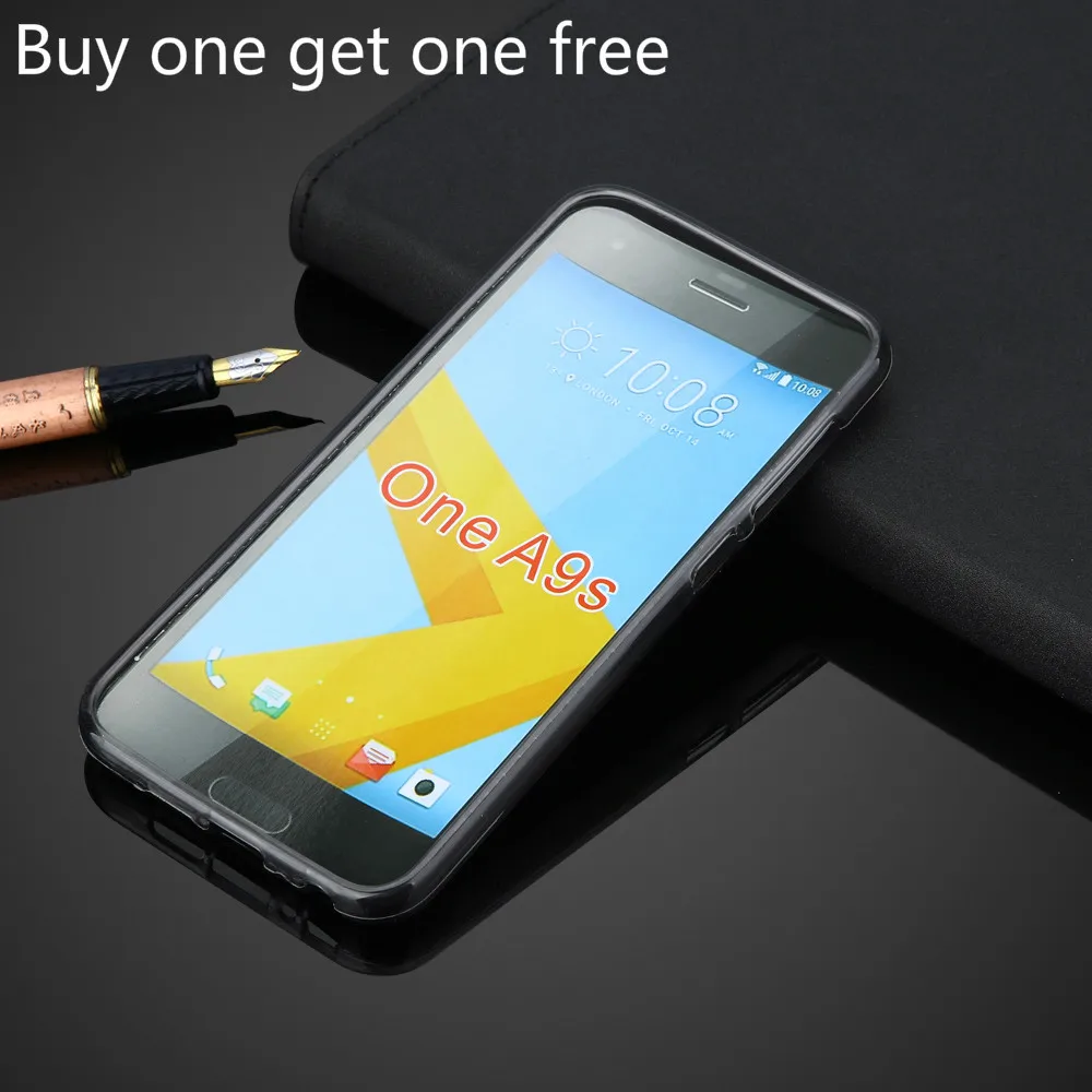 2 шт TPU Прозрачная мягкая Резина матовый защитный чехол для HTC One A9/A9s/X9/10 PRO/M10
