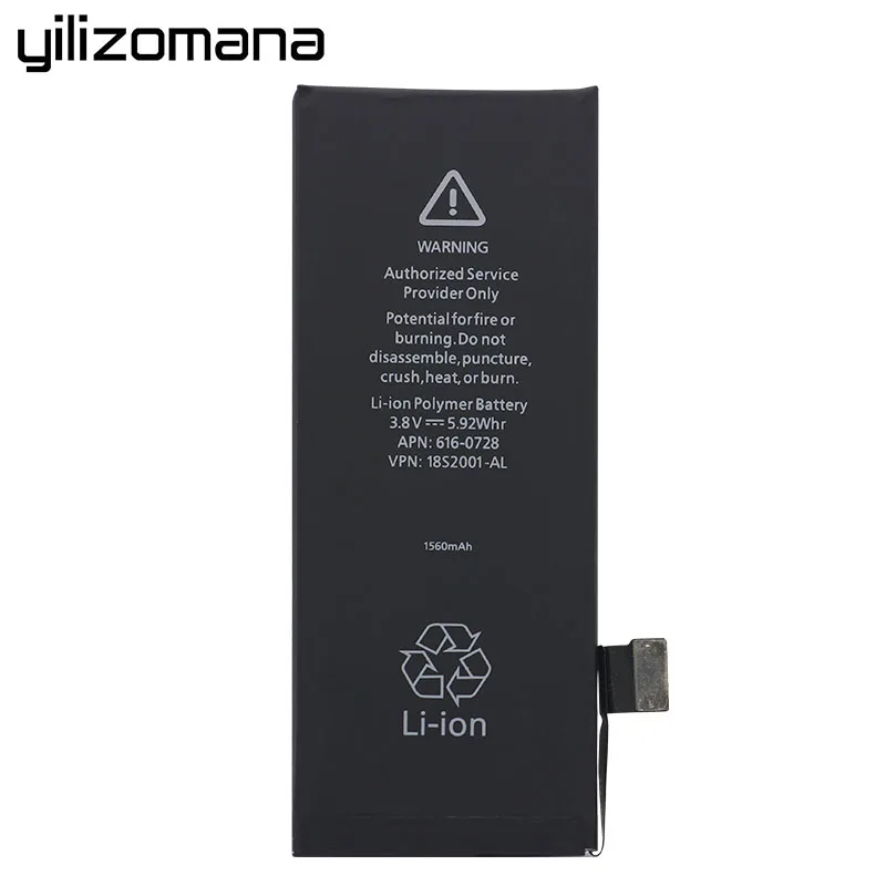 YILOZOMANA аккумулятор для телефона 1560 мАч для iPhone 5S Замена батареи бесплатные инструменты Розничная упаковка
