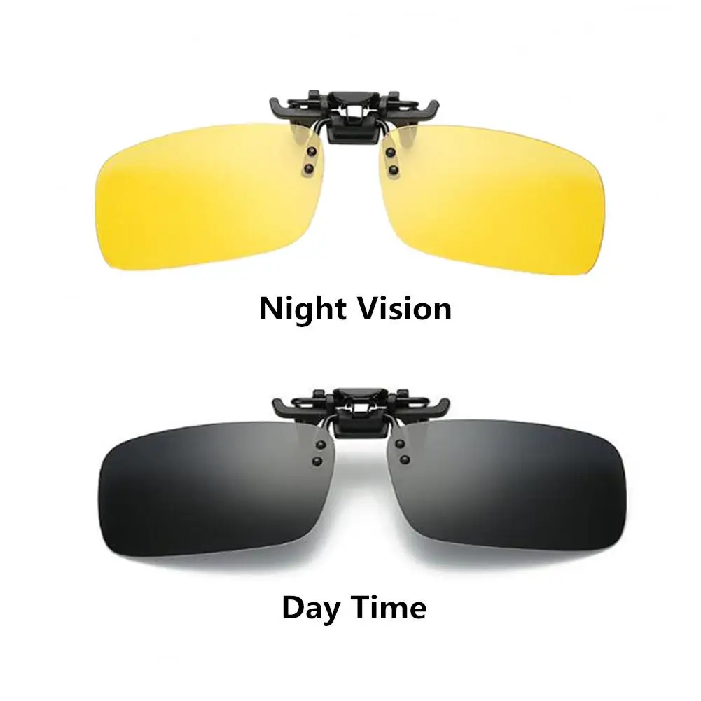 

Men Sport Sunglasses Eyewear Clip On Style Sunglasses UV400 Polarized None Eyewear Day Time Night Vision Fishing Glasses