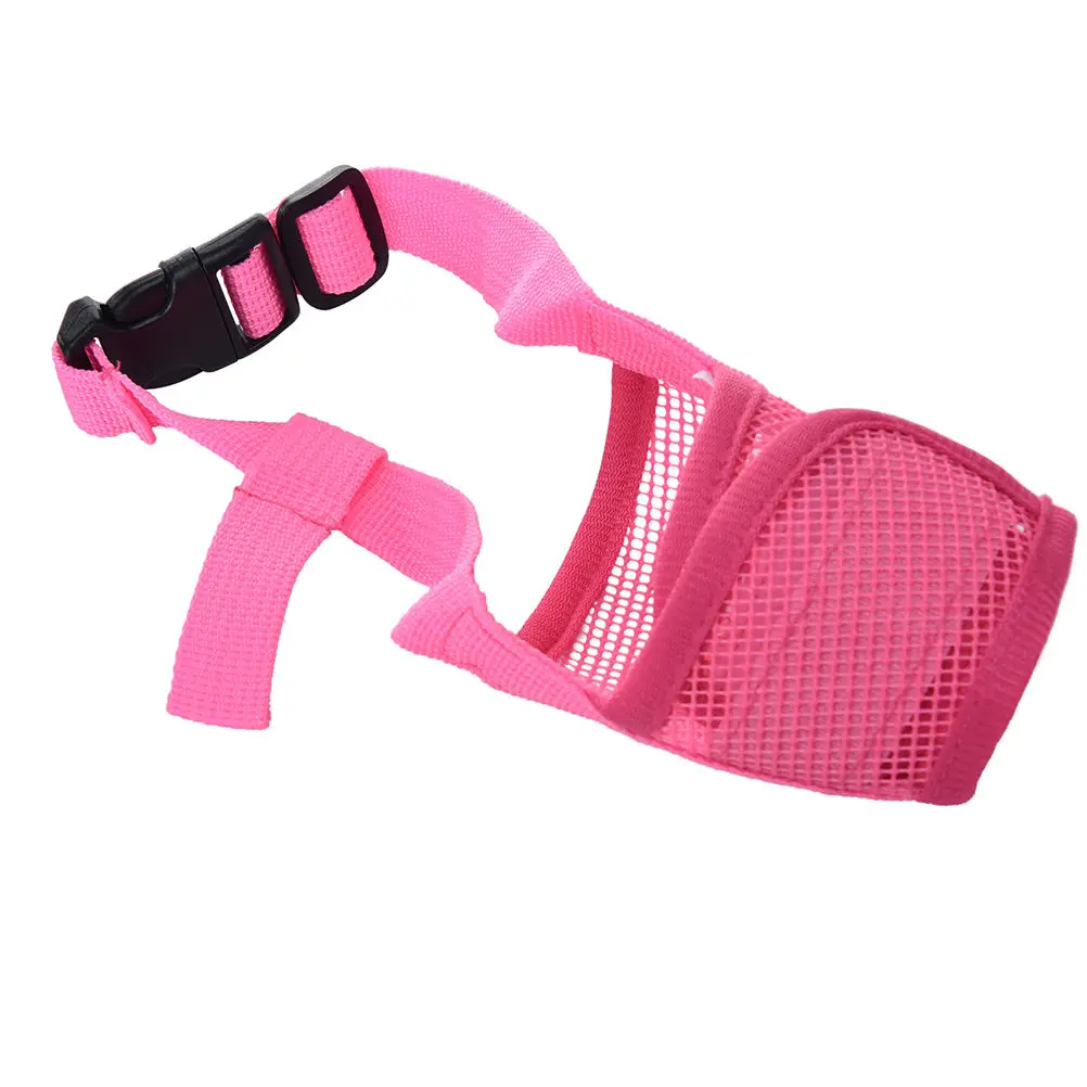 Adjustable Puppy Dog Muzzle Breathable Pet Dog Training Mask Anti Biting Barking Chewing for Small Medium Large Pet Supplies