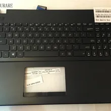 Четыре источника для ASUS F751 F751M F751MA F751MD K751M K751MA K751MD X751M X751MA черный C чехол в виде ракушки Упор для рук с американской клавиатурой