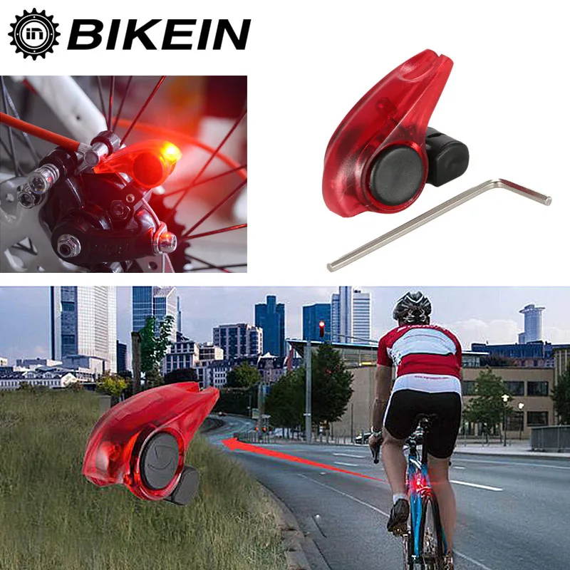 BIKEIN портативный велосипедный мини стоп светильник задний фонарь для велосипеда