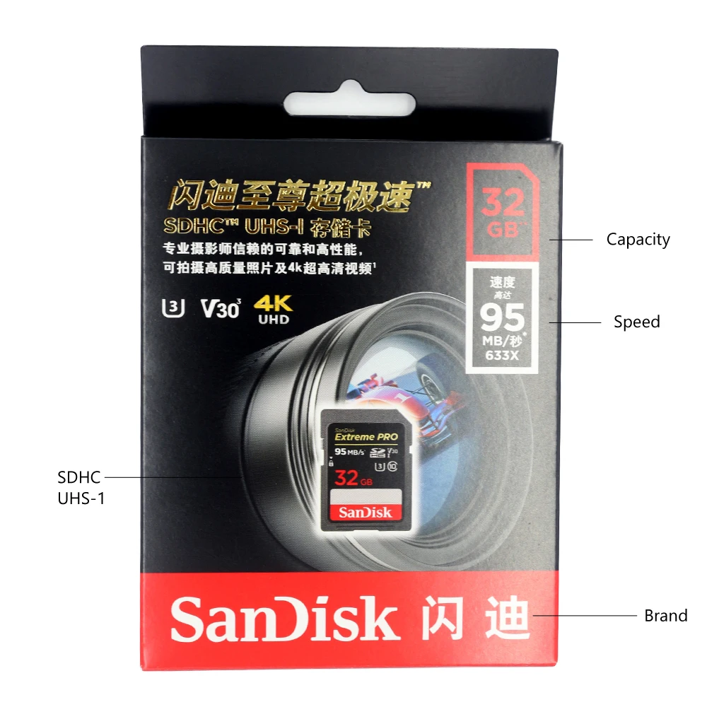 Двойной Флеш-накопитель SanDisk Extreme Pro CF карта 64 ГБ 32 ГБ оперативной памяти, 16 Гб встроенной памяти, 128 Гб карта памяти Compactflash до 160 МБ/с. читать Скорость для богатых 4K и записи видео в формате Full HD