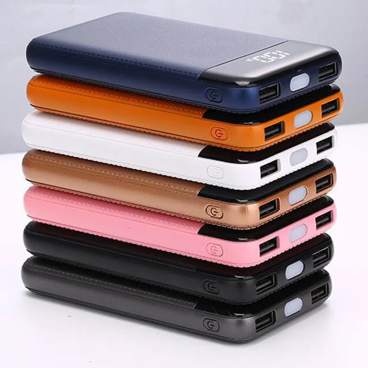 20000mah PoverBank 2 USB External Mobile Quick Charger 2018 Power Bank Battery Portable Power Bank for Xiaomi MI iphone 7/8 X