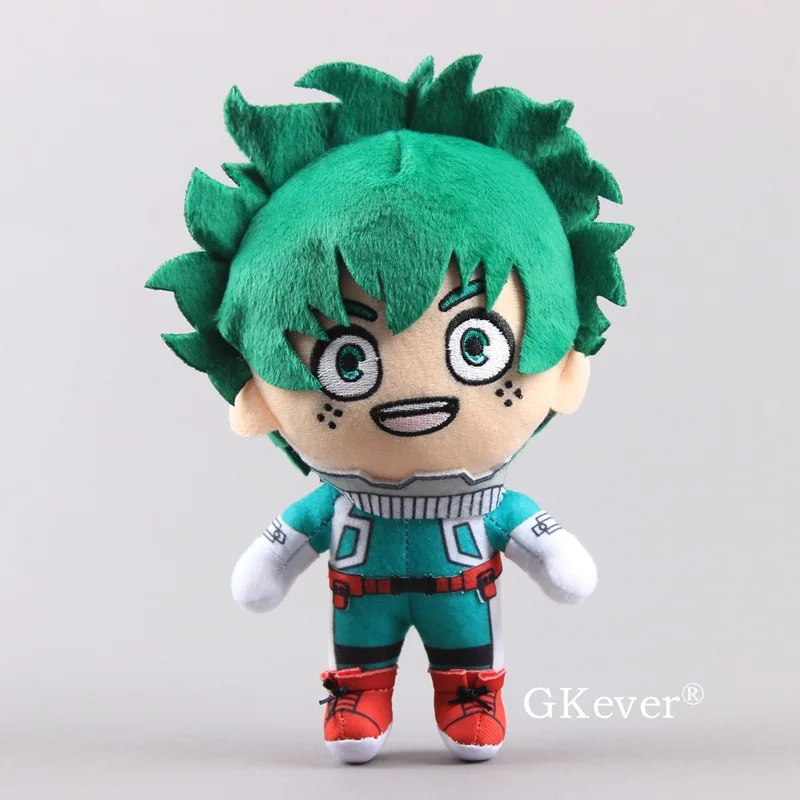 Amime My Hero Academy Mascot плюшевая игрушка " 23 см мягкие куклы Midoriya Izuku кошелек 14 см Bakugou кацуки детский подарок - Цвет: Midoriya A 23cm