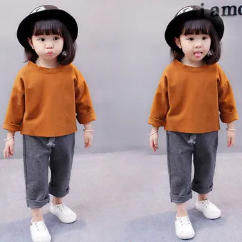 

Spring Autumn Clothing Set for Newborns Baby Girl Fashion Warm Outerwear Sport Clothes Suit Toddler Girls Korean version 0-4T