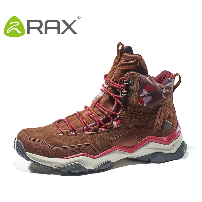 Rax треккинговые ботинки мужские водонепроницаемые зимние уличные горные ботинки мужские легкие прогулочные ботинки большого размера Мужские дышащие треккинговые ботинки