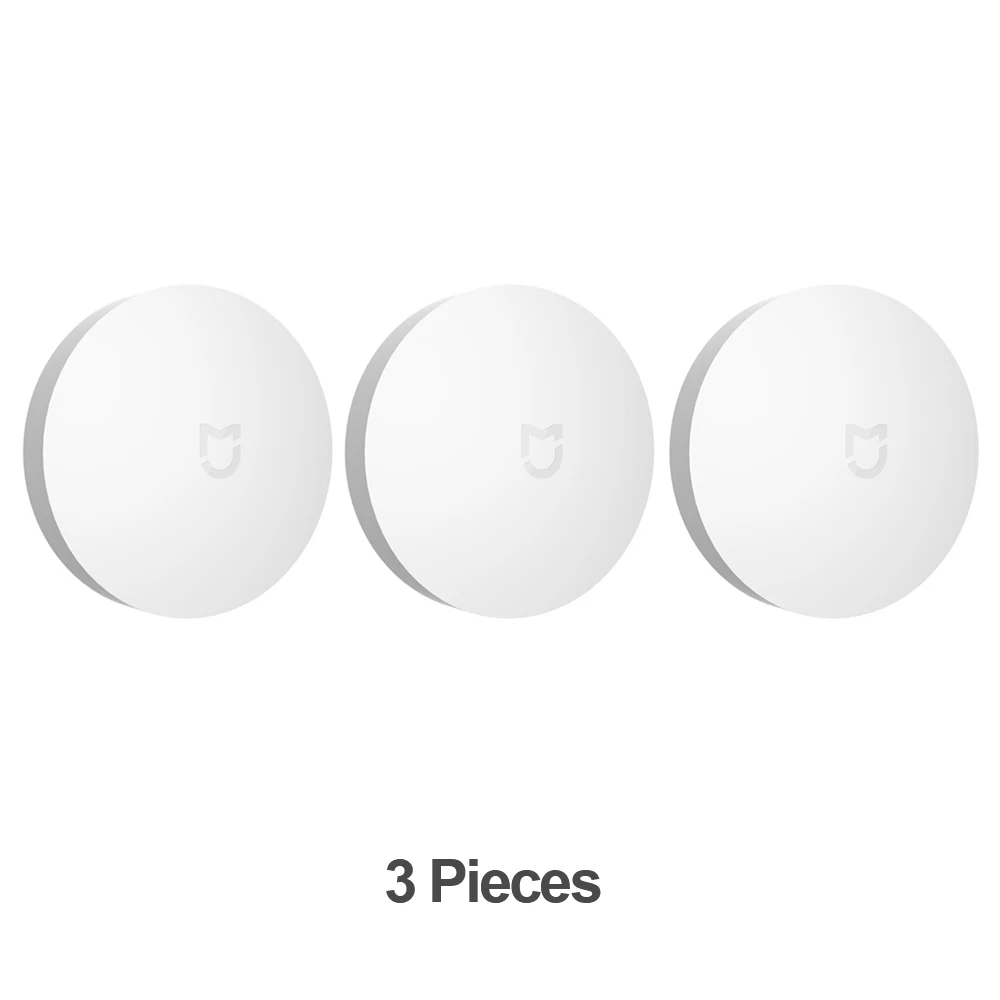 xiaomi умный беспроводной переключатель Интеллектуальный многофункциональный белый переключатель в коробке для xiaomi умный дом центр управления - Цвет: 3 Pieces