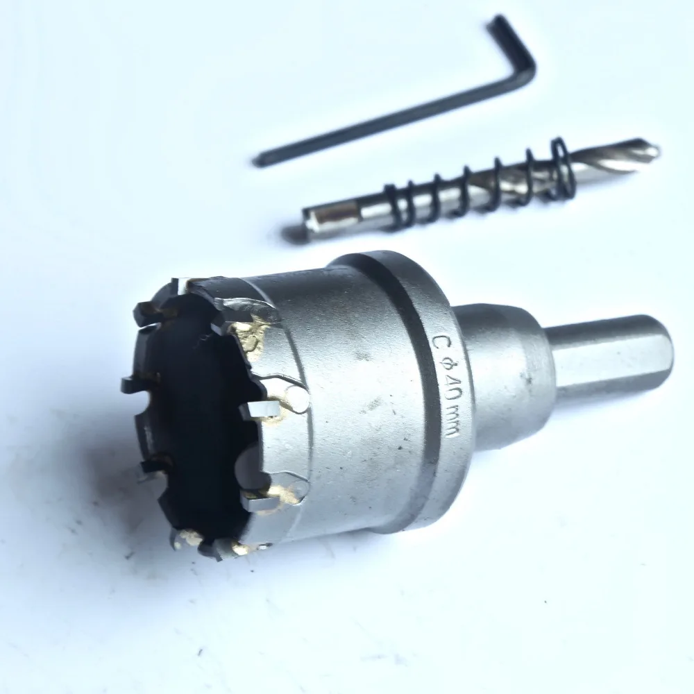 1PC of industrial quality 40mm TCT hole saw core bit for stainless