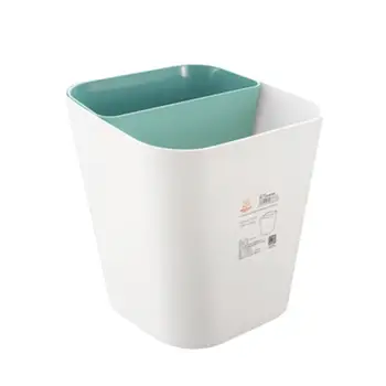 

Wet And Dry Dual-Use Classification Trash Can Garbage Can Home Plastic Rubbish Garbage Storage Box Container