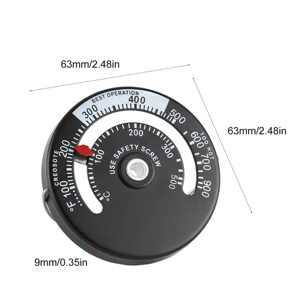 Алюминиевый термометр для камина, магнит, температура мяса, счетчик, стоьте на циферблате, термометр для духовки, кухонные бытовые термометры