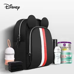 Disney детские пеленки мешок usb-обогреватель материнства подгузник сумка для ребенка уход путешествие в мумию рюкзак Микки bolsa mochila maternidade