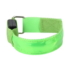 Светодиодный спортивный браслет для ремня светящаяся игрушка на запястье отражающий свет повязка на руку ремень безопасности для ночной бег велопрогулки