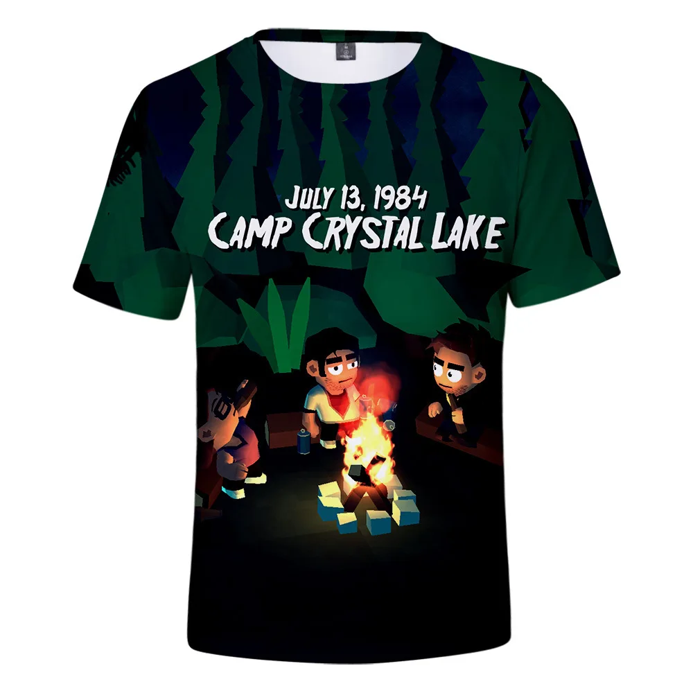 New Fashion Couples Men Women Unisex Friday the 13th The Game Funny T Shirts 3D Print No Cap Casual Hip Hop Kid Tee Top 2XS-4XL | Мужская