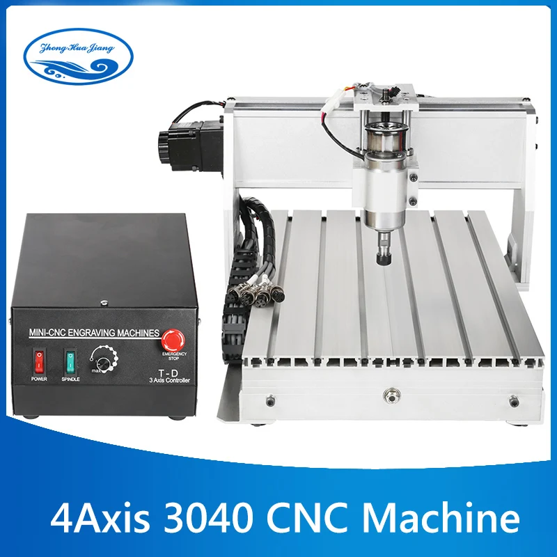 

CNC 3040 4-axis mini CNC milling machine Engraver Engraving Milling Drilling Cutting Machine 300W Manufacturer Supplier