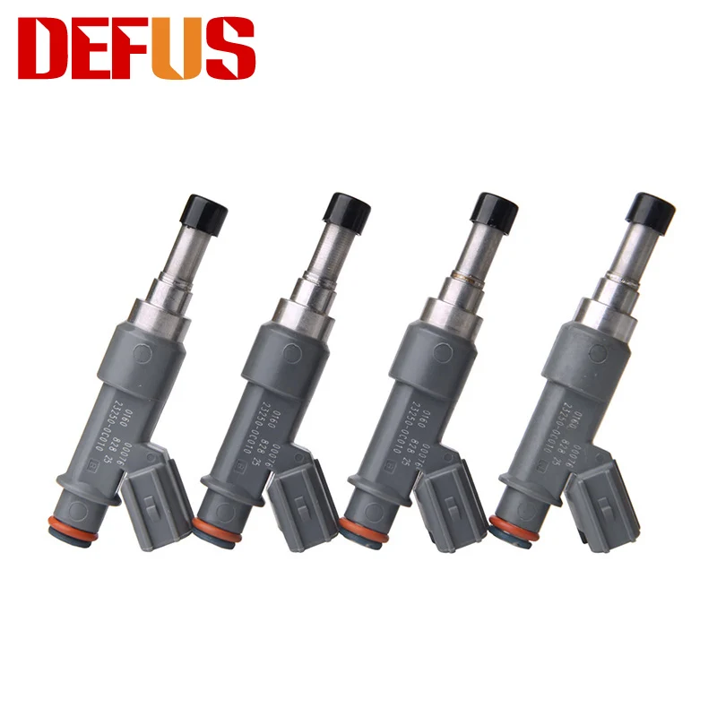 

DEFUS 4X OEM 23250-0C010 600cc Fuel Injectors For Toyota Tacoma Innova Mpv 2.0 2.5 2.7L 2009-2013 High Quality Nozzle Petrol Car