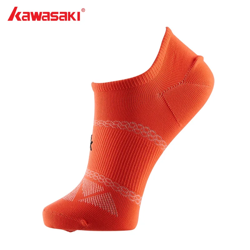 Бренд Kawasaki, спортивные носки, женские Дышащие Короткие носки для фитнеса бега баскетбола, велосипедные полосатые носки без пятки, KW-204 211