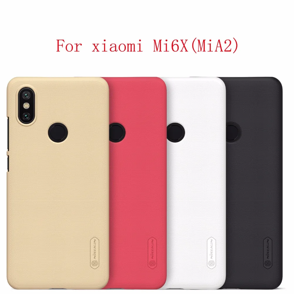 Чехол для Xiaomi Mi 6X 5X A1 A2 NILLKIN суперматовый защитный жесткий чехол накладка xiaomi mi6x