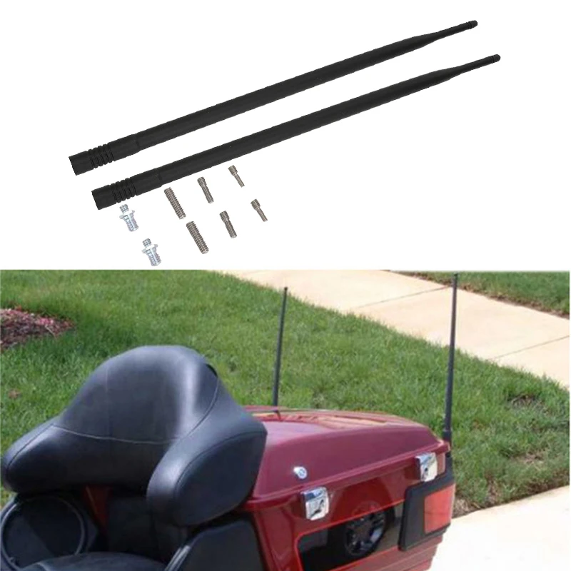 

Motorcycle 13'' Black Antenna Mast Signal Aerial For Harley Davidson Touring Street Electra Road Tour Glide Ultra Classic Trike