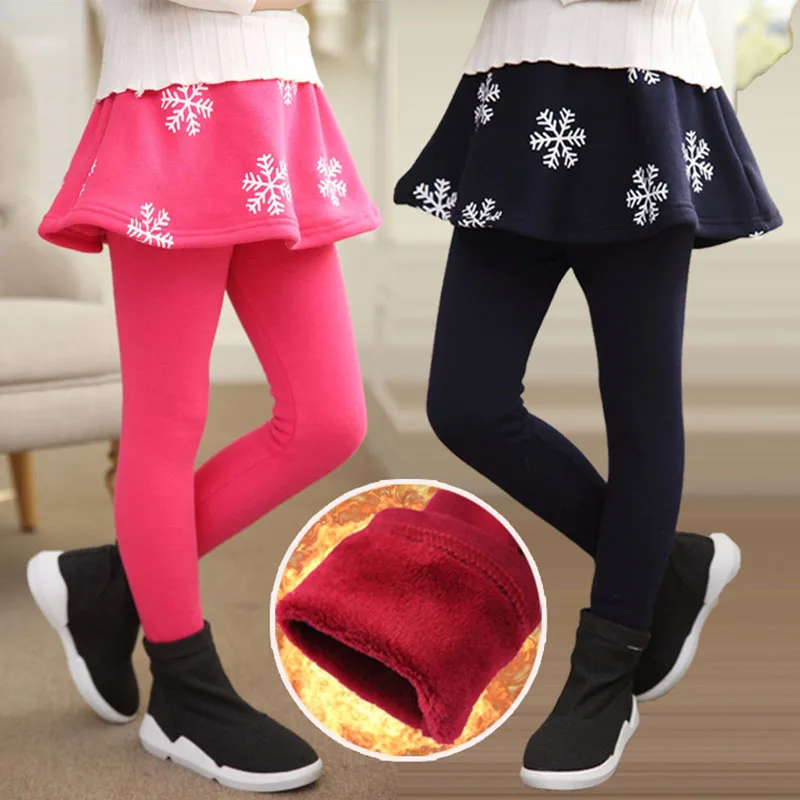 New Arrival 2018 Winter Retail Girl Leggings Girls Skirt-pants Cake Skirt Girls Warm Pants Kids Leggings Skirt-pants Cake Skirt