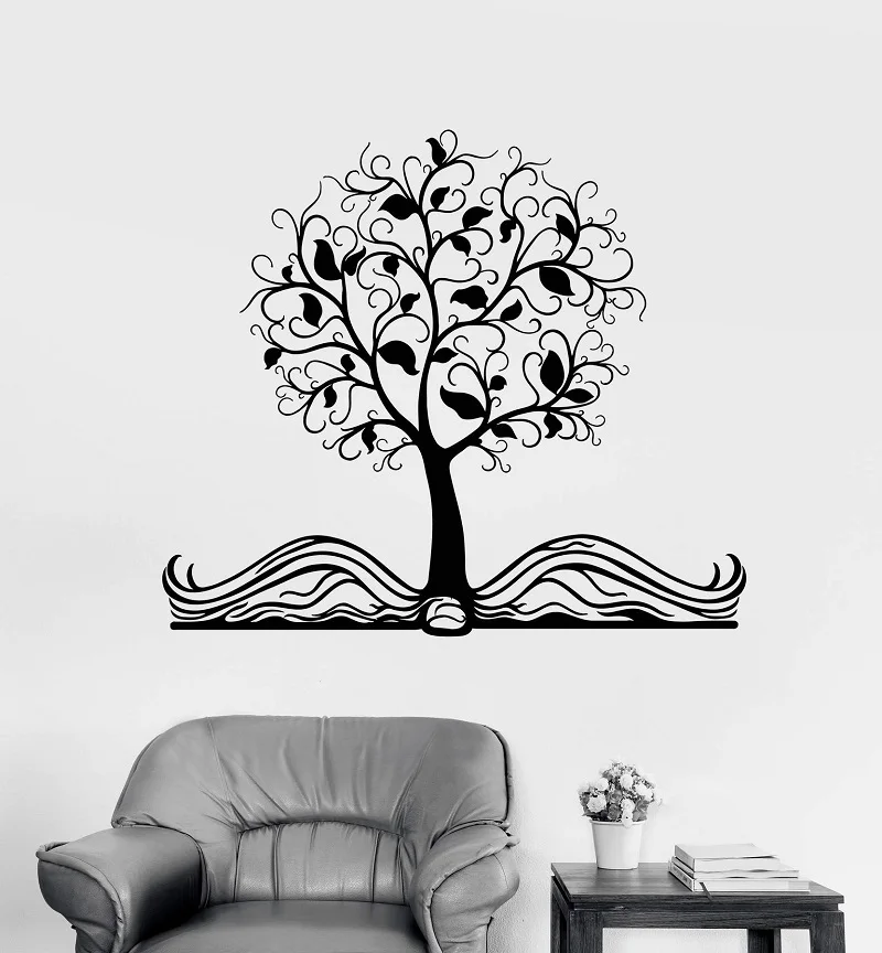 

Wisdom Tree Vinyl Wall Sticker Child Teen Study Room Bedroom Library Decoration Wall Sticker Home Decor Art Decal YD01
