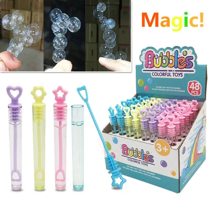 

Magic Bubble Soap Blower Toy Party Favors Bubbles Maker Kids Outdoor