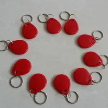 № 2; 100 шт 125 кГц RFID Бесконтактный брелок кольцо контроль доступа карты Rfid бирка красный желтый синий