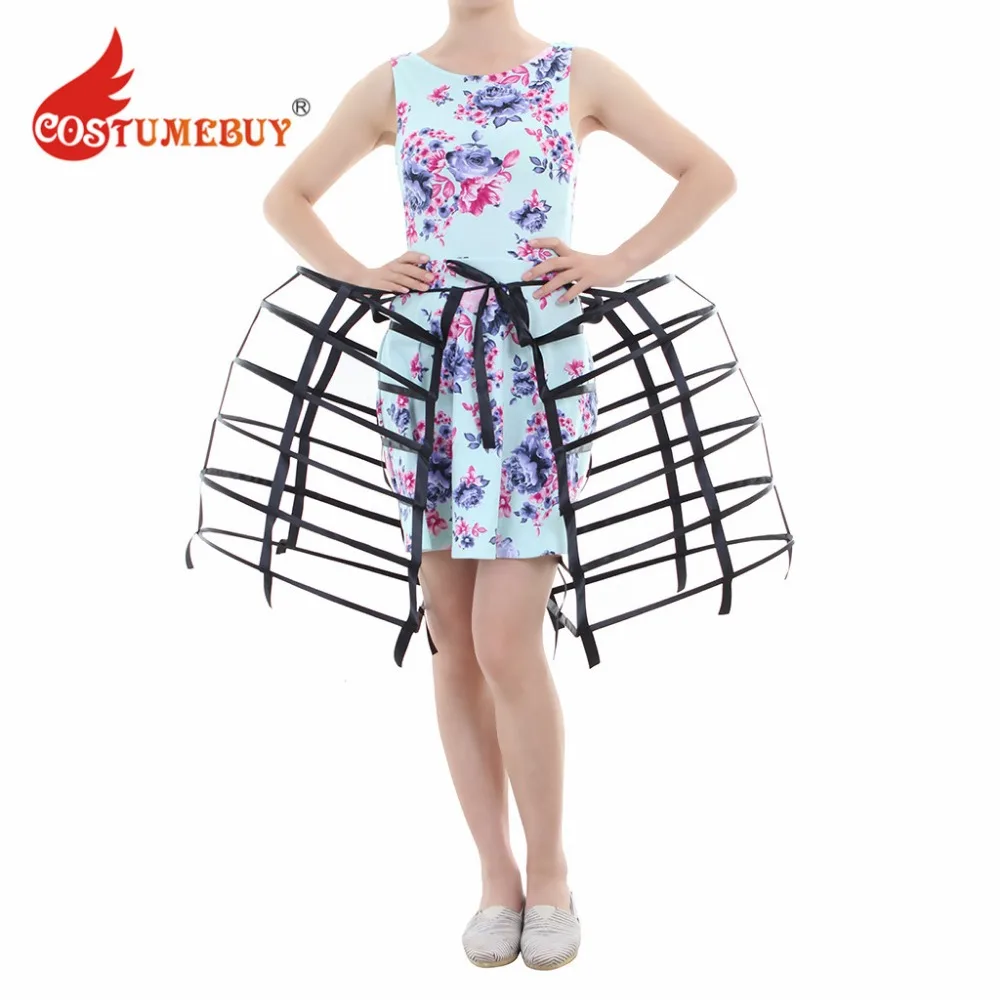 

CostumeBuy Retro Steam Punk Double Victorian Pannier Bustle Cage Underskirt Medieval Victorian Dress Petticoat L920