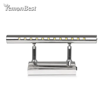 

Modern Stainless Steel 3W Mirror Front Wall Lamp 5050SMD LED Wall Lamp Makeup Mirror Bedroom Bathroom Dresser AC 85-265V