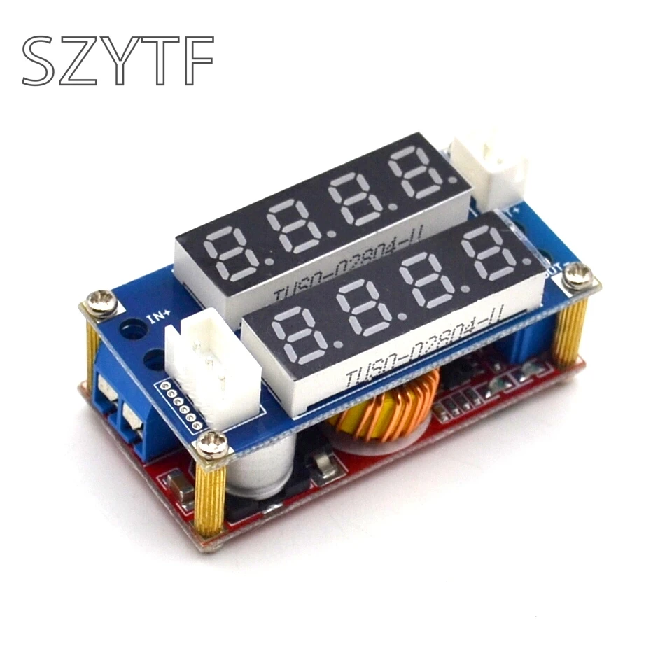 5A Регулируемая мощность CC/CV 2 в 1 XL4015 понижающий модуль заряда светодиодный Вольтметр Амперметр постоянный ток постоянное напряжение