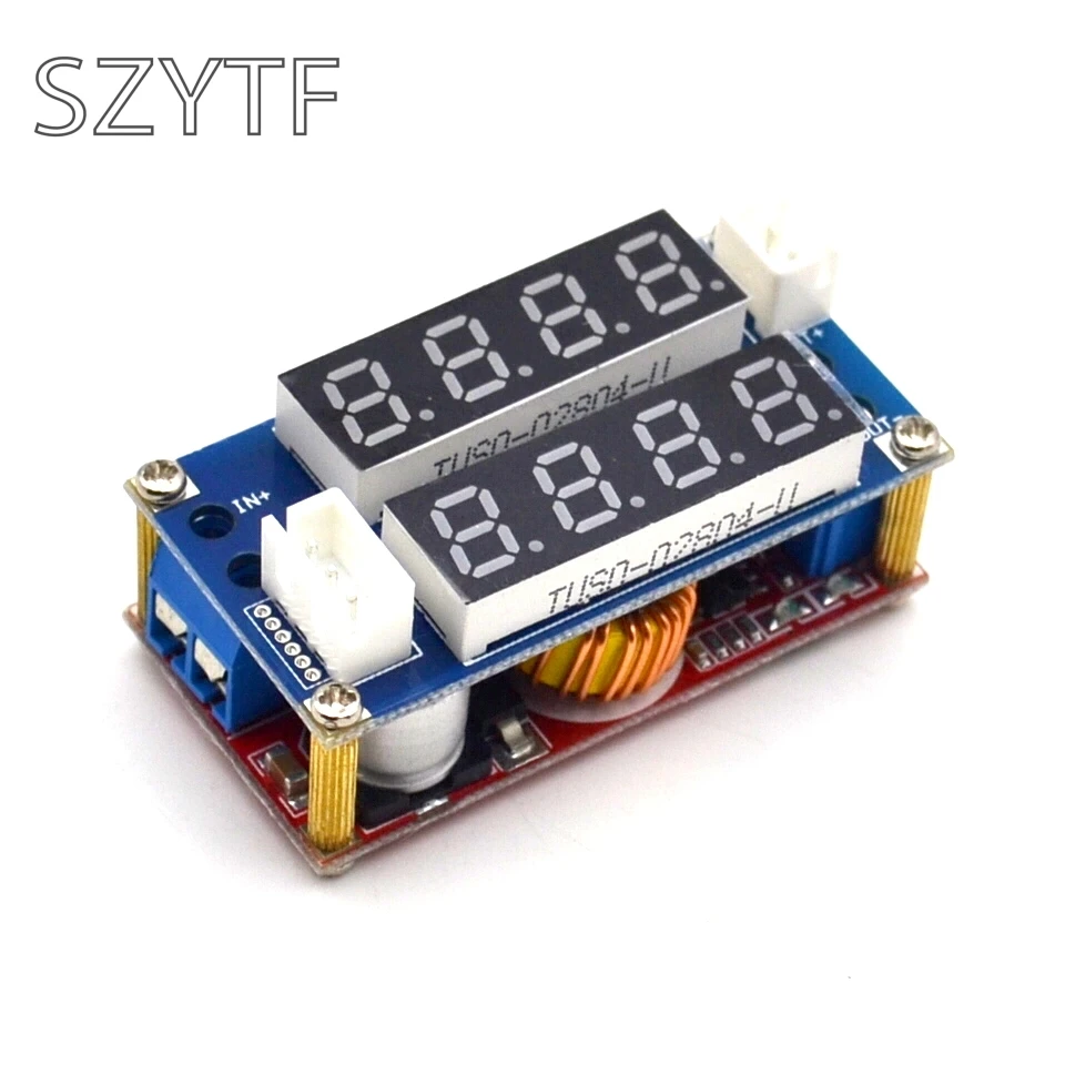 

5A Adjustable Power CC/CV 2 in 1 XL4015 Step-down Charge Module LED Driver Voltmeter Ammeter Constant current constant voltage
