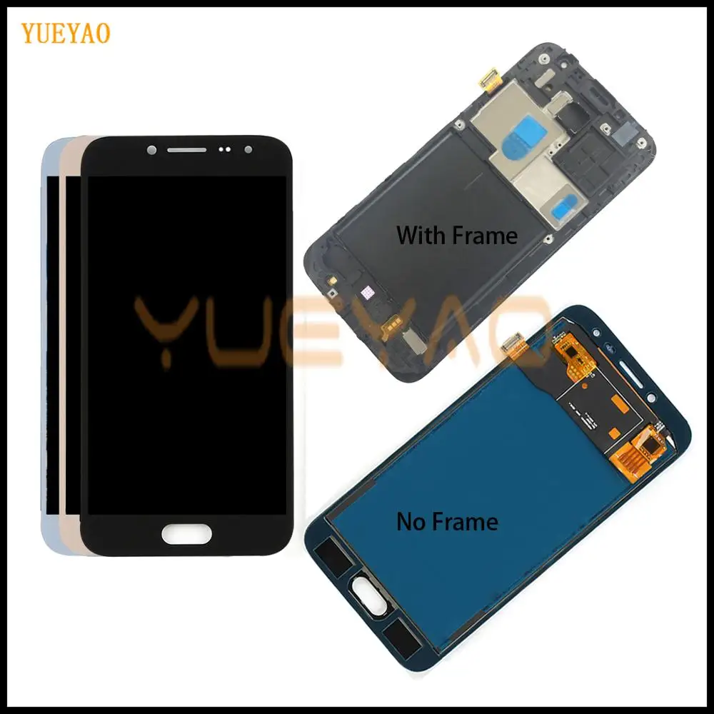 For Samsung Galaxy J2 Pro J250 J250F J250H SM-J250F/DS LCD Display Touch Screen Digitizer Assembly Replacement with Frame