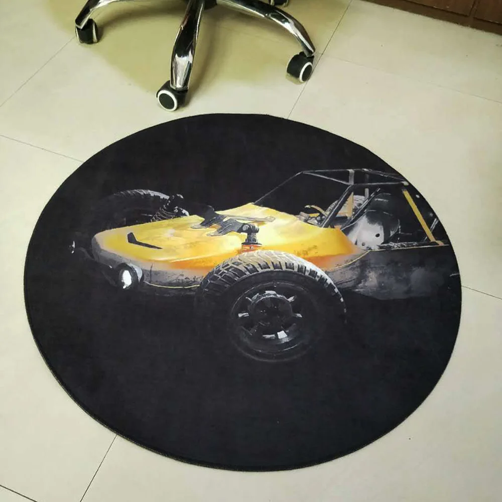 Round 80cm Flannel Soft Anti-slip Chair Mats Boys Room Theme Decoratinon Carpet Bedside Living Room Black Area Rugs for Kid Room Round 80cm Flannel Soft Anti-slip Chair Mats Boys Room Theme Decoratinon Carpet Bedside Living Room Black Area Rugs for Kid Room
