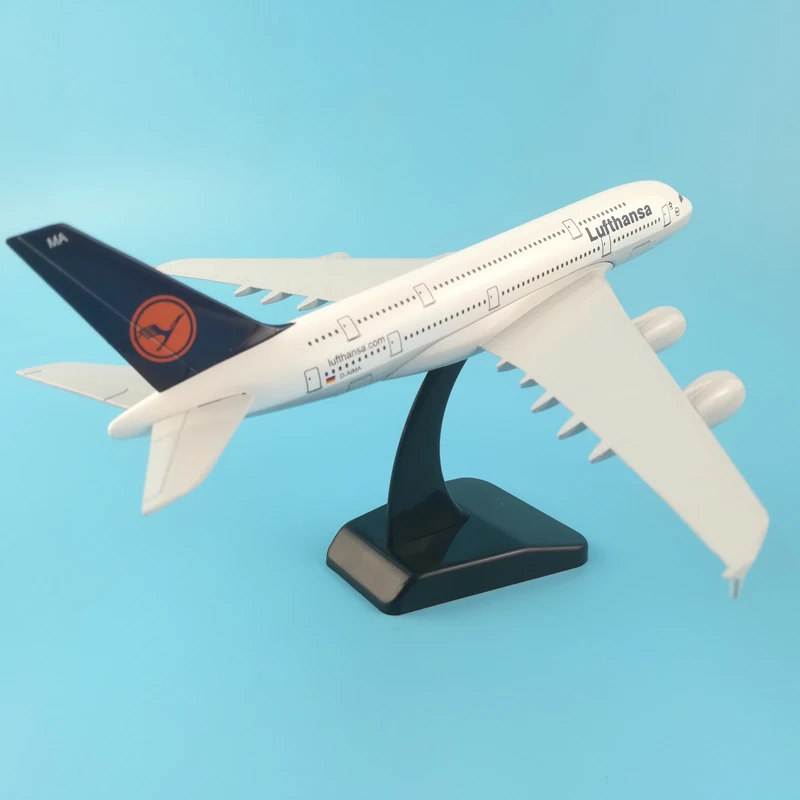 JASON TUTU модель самолета Модель Lufthansa Airbus A380 1:200 литье под давлением металла 20 см