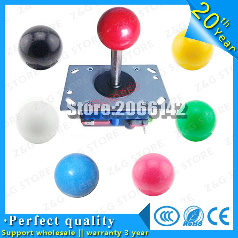 

2 pcs of ZIPPY Joystick Long shaft/4ways and 8 ways joystick/arcade machine parts/joystick with Microswitch