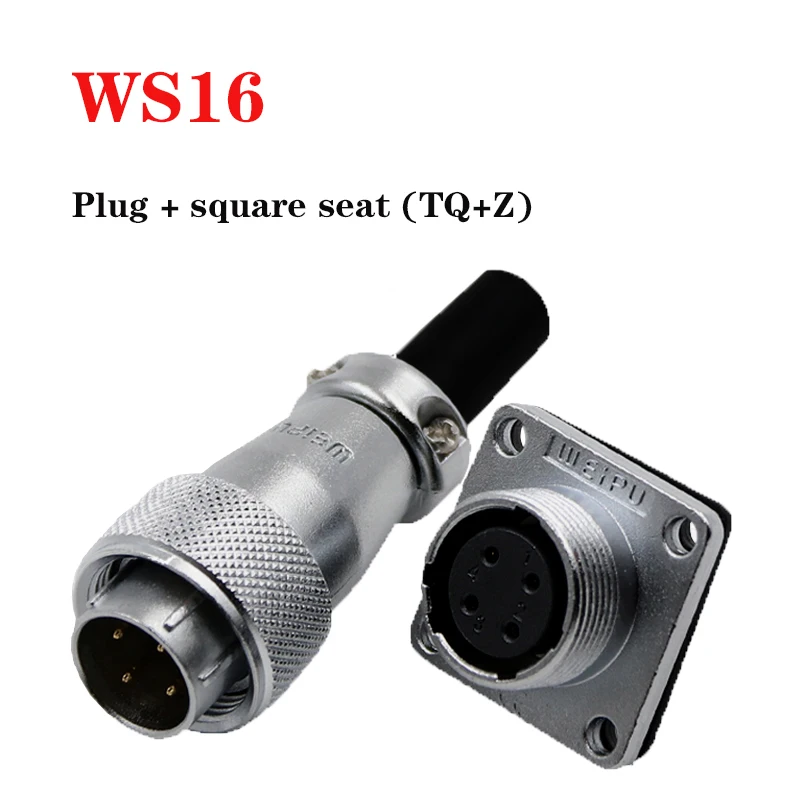 

Aviation plug WS16 socket 2 / 4 5 / 7 9-pin 10-core male and female connector plug-in