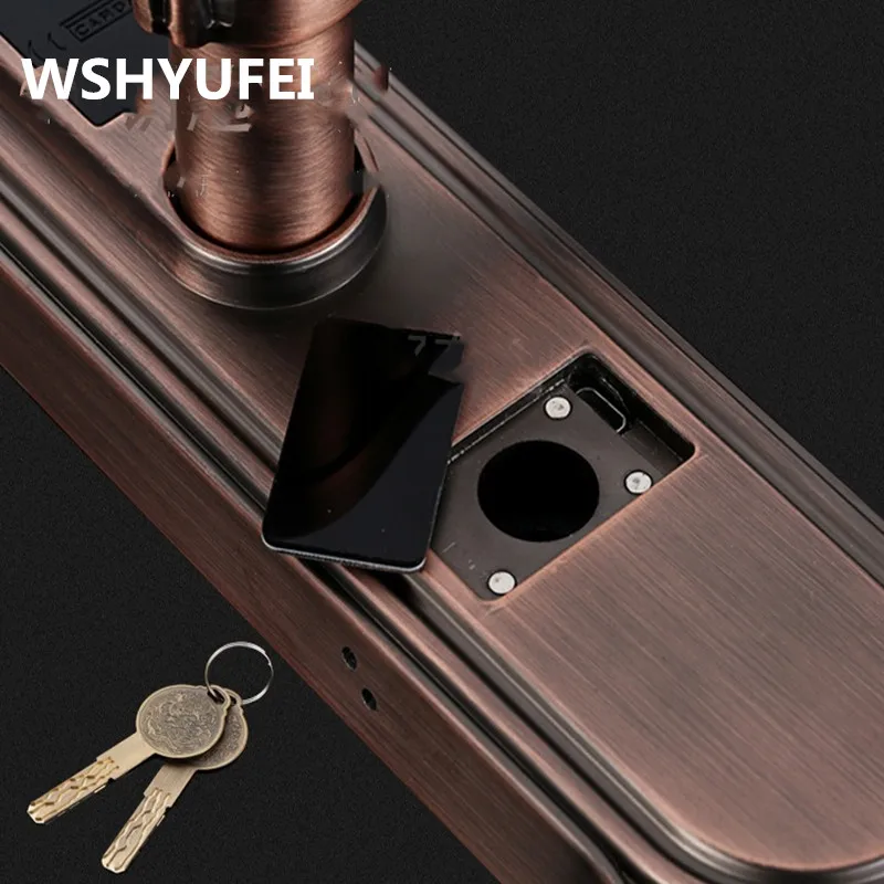 WSHYUFEI биометрический замок со сканером отпечатков пальцев интеллектуальный