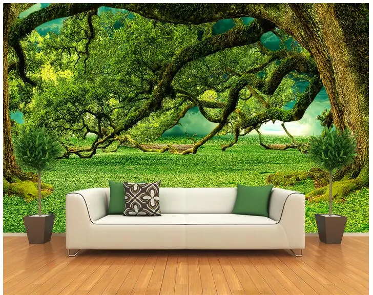 3d room wallpaper custom photo non woven mural home decoration 3 d Lush